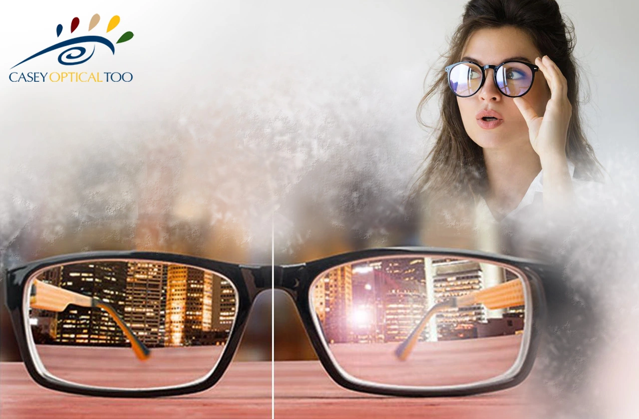 How does anti-reflection/anti-glare actually improve vision?